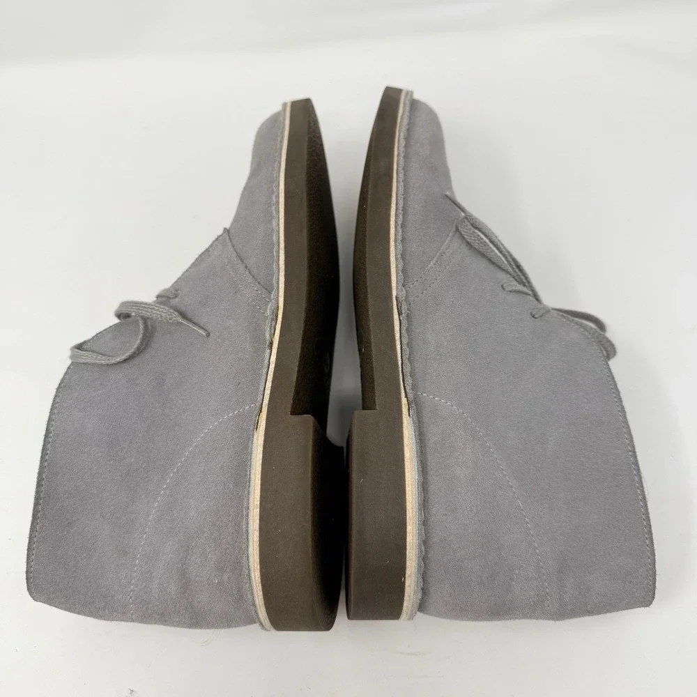 Clarks Bushacre 2 Desert Chukka Boots Men's Size 9.5 Gray Suede 15522 Casual